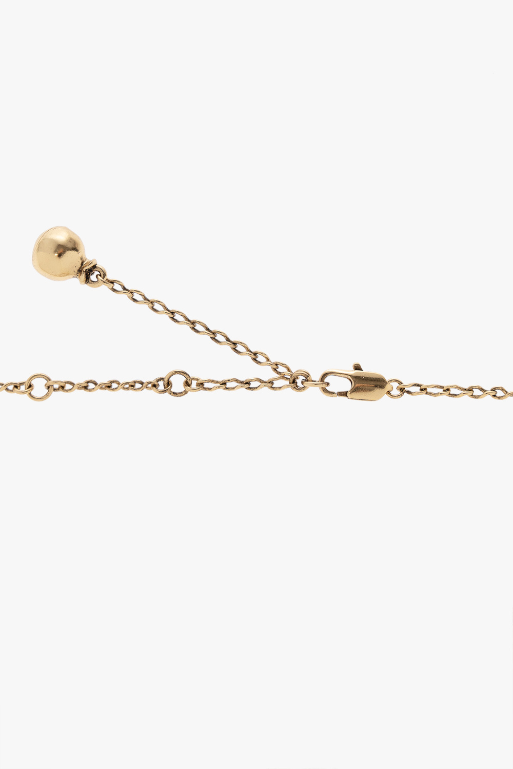 Gold 'Estampe' brass necklace Lemaire